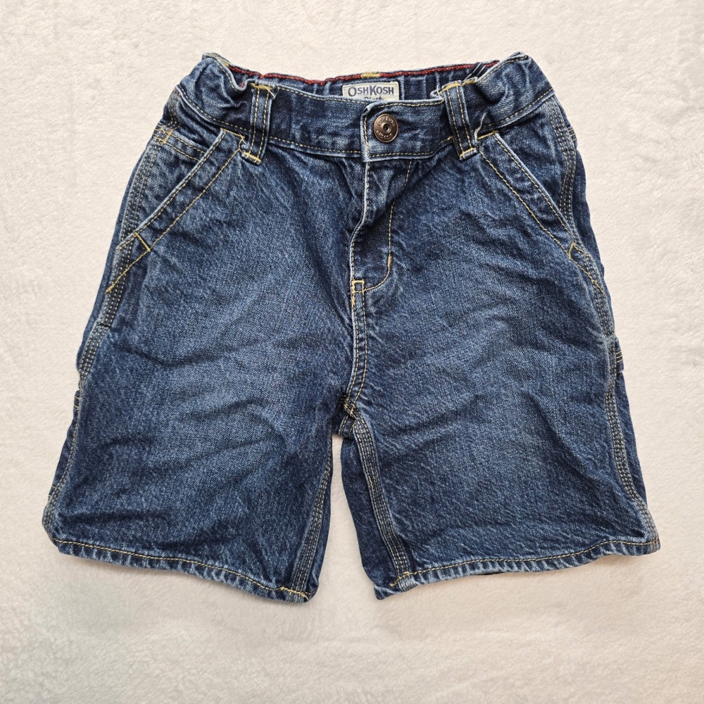 OshKosh B'gosh Denim Shorts Kids Size 4‎ Regular Classic Blue